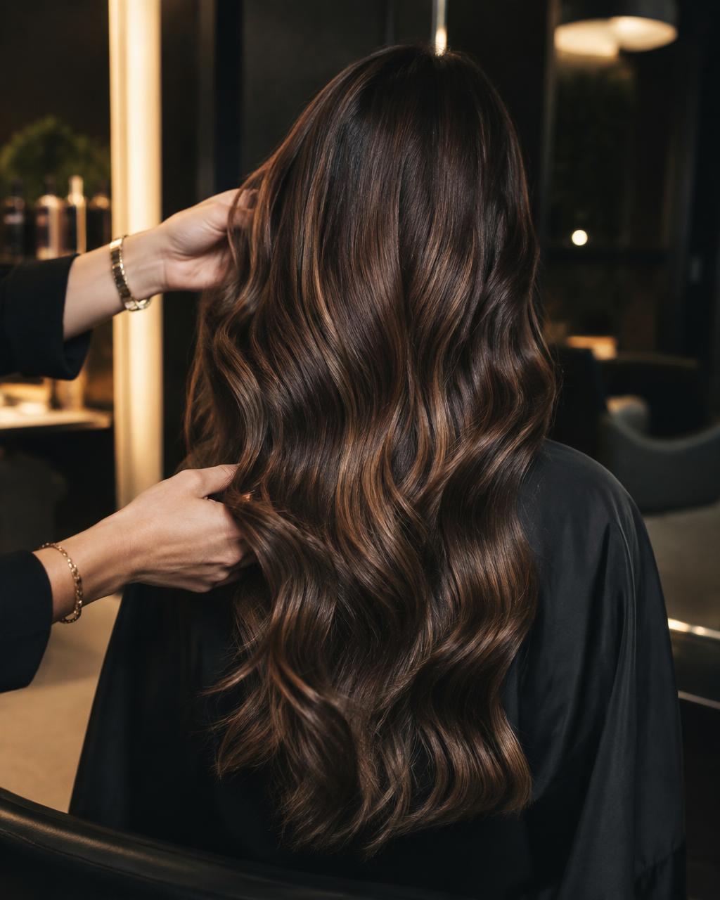 Long dimensional brunette waves